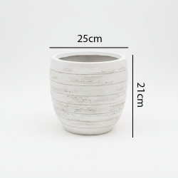 Porcelain Plant Pot 25 cm